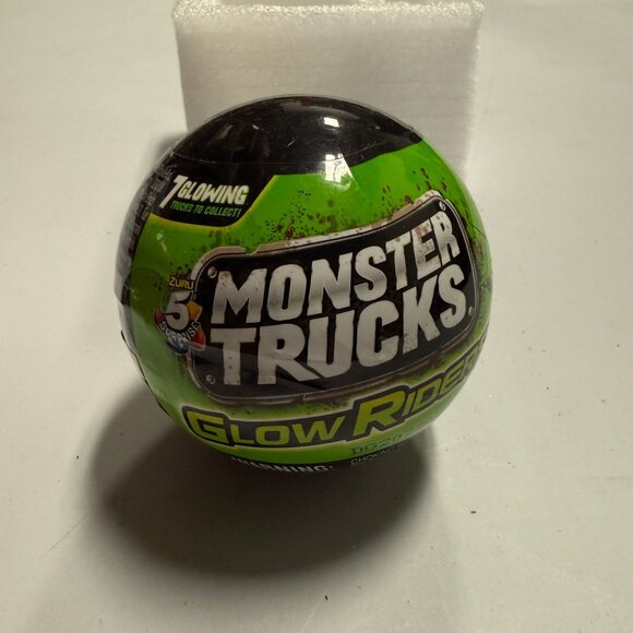 5 Surprise Monster Trucks Glow Riders Series 2 – Glow in the Dark Toy - Picture 1 of 6